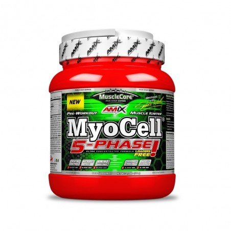 AMIX MUSCLECORE MYOCELL 5 PHASE 500GR.LIMA-LIMON