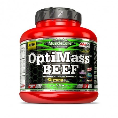 AMIX MUSCLECORE OPTIMASS BEEF GAINER 2,5KG. CHOCO