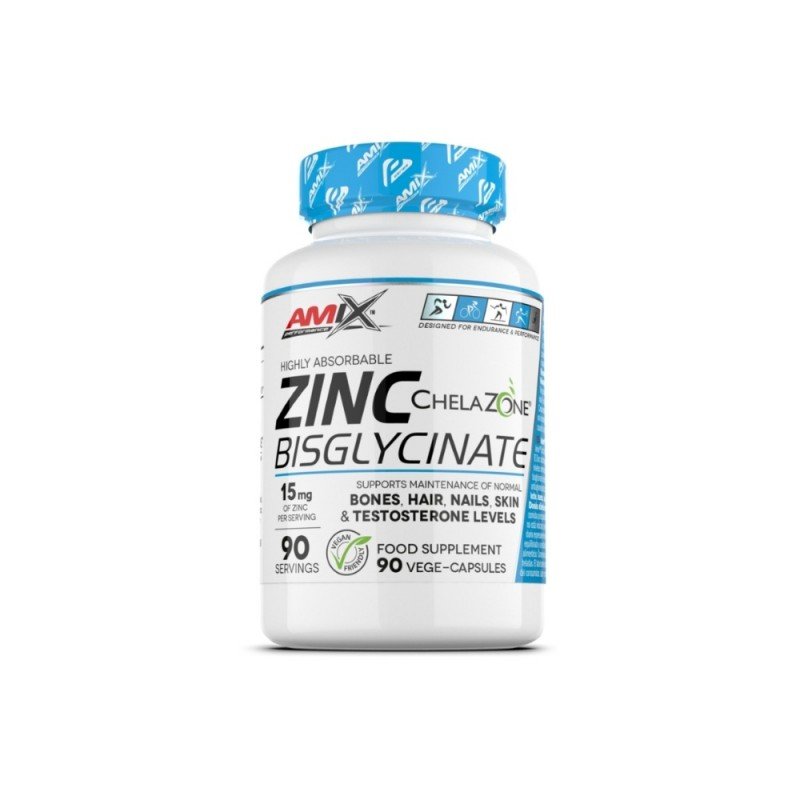 AMIX PERFORMANCE ZINC BISCLYCINATE 90CAP AMIX PERFORMANCE ZINC BISCLYCINATE 90CAP