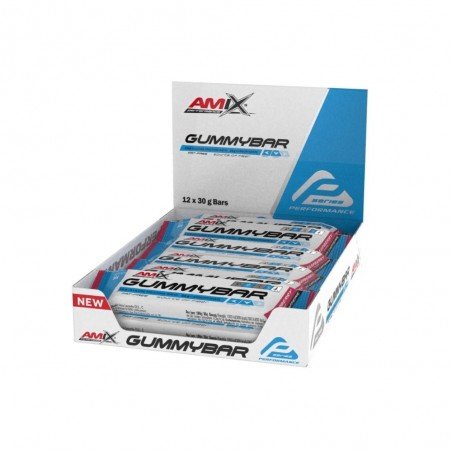 AMIX PERF BARRITAS GUMMY 12X30GR C/CAF FRAMBUESA