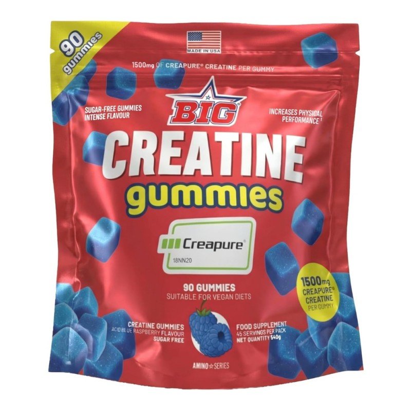 CREATINE GUMMIES CREAPURE FRAMBUESA AZUL 90 GOMINOLAS BIG CREATINE GUMMIES CREAPURE FRAMBUESA AZUL 90 GOMINOLAS BIG