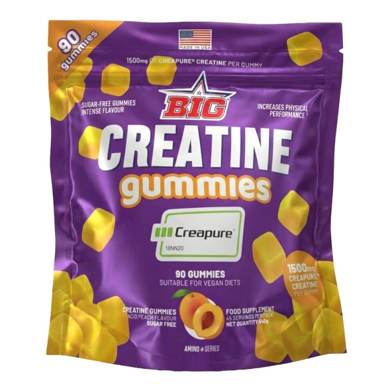 CREATINE GUMMIES CREAPURE MELOCOTON 90 GOMINOLAS BIG CREATINE GUMMIES CREAPURE MELOCOTON 90 GOMINOLAS BIG