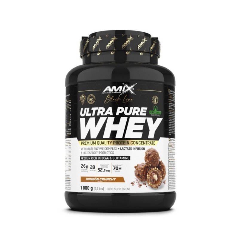 AMIX BLACK ULTRA PURE WHEY 1KG BOMBÓN CRUJIENTE AMIX BLACK ULTRA PURE WHEY 1KG BOMBÓN CRUJIENTE