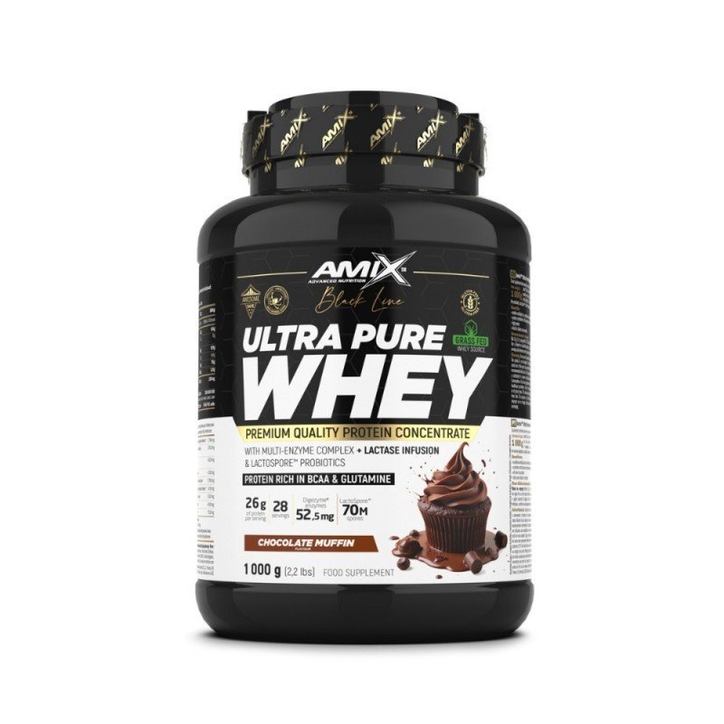 AMIX BLACK ULTRA PURE WHEY 1KG CHOCOLATE MUFFIN AMIX BLACK ULTRA PURE WHEY 1KG CHOCOLATE MUFFIN