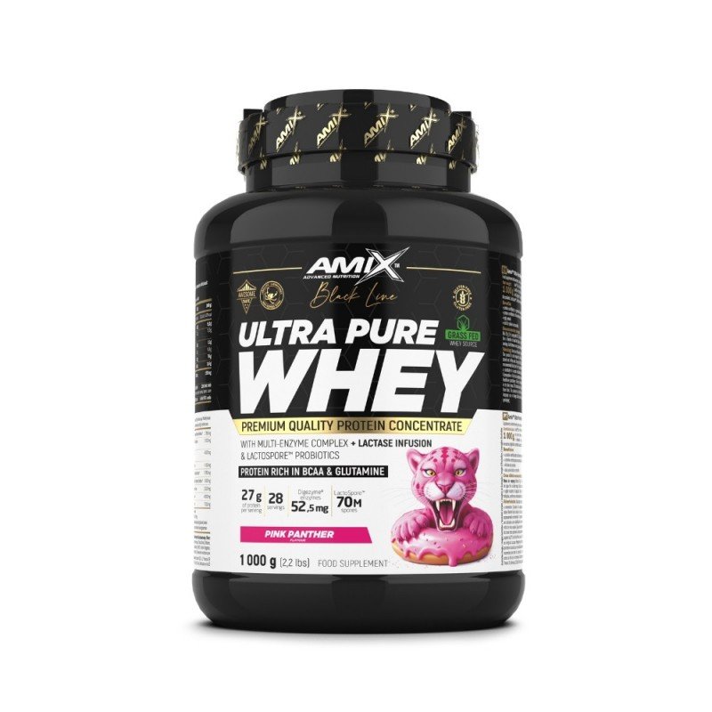 AMIX BLACK ULTRA PURE WHEY 1KG PINK PANTHER AMIX BLACK ULTRA PURE WHEY 1KG PINK PANTHER