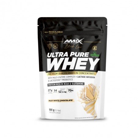 AMIX BLACK ULTRA PURE WHEY 500GR LECHE & CHOCO BCO