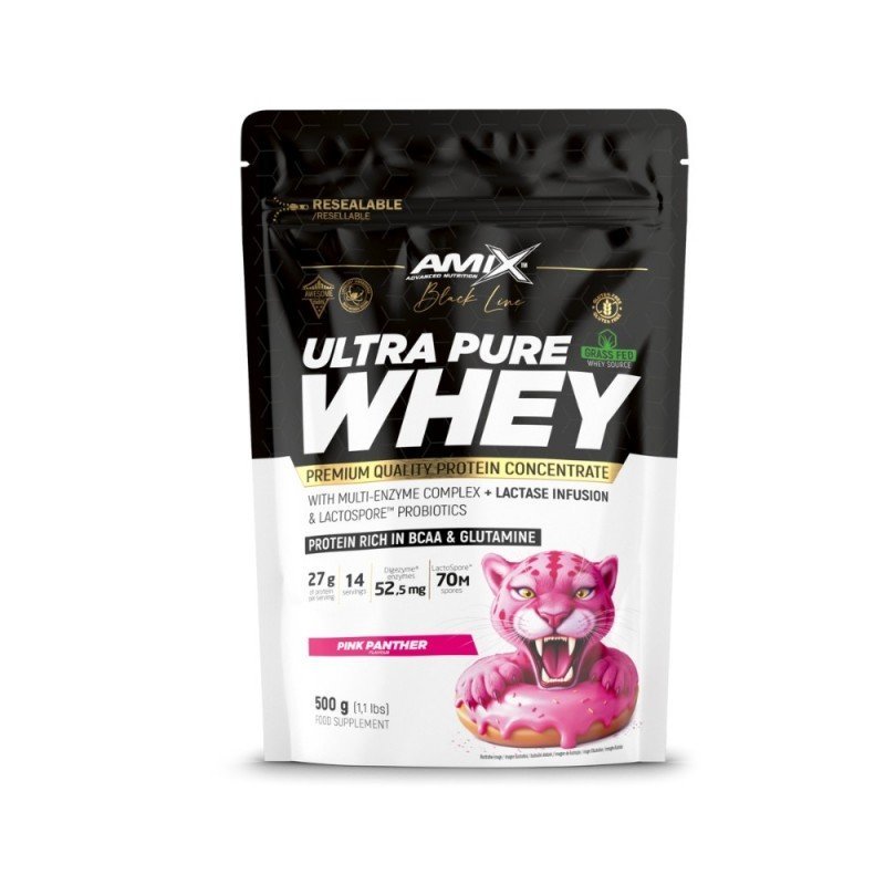 AMIX BLACK ULTRA PURE WHEY 500GR PINK PANTHER AMIX BLACK ULTRA PURE WHEY 500GR PINK PANTHER