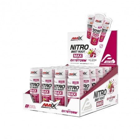 NITRO BEET ROOT MAX SHOT 20X60ML CEREZA AMIX PERFORMANCE