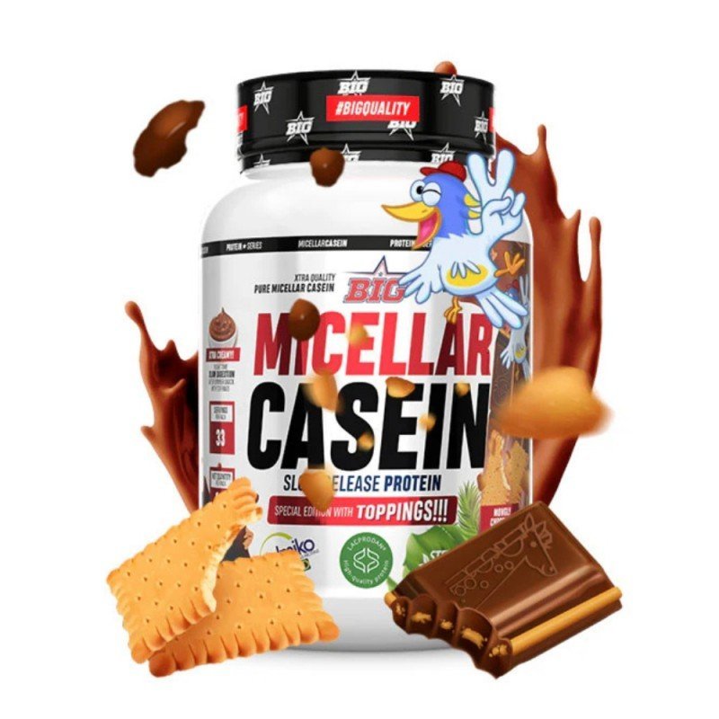 MICELLAR CASEIN CON TOPPINGS MOWGLY CHOCOLATE 1KG BIG
