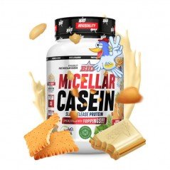 MICELLAR CASEIN CON TOPPINGS MOWGLY WHITE CHOCO 1KG BIG