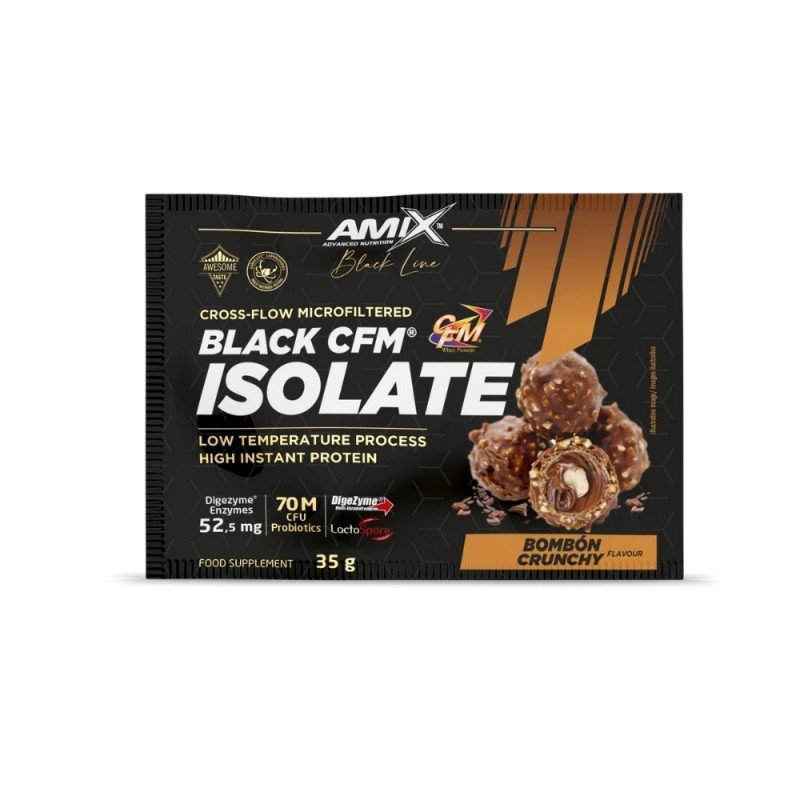 AMIX UNIDOSIS BLACK CFM ISO.35GR. BOMBON CRUJIENTE AMIX UNIDOSIS BLACK CFM ISO.35GR. BOMBON CRUJIENTE