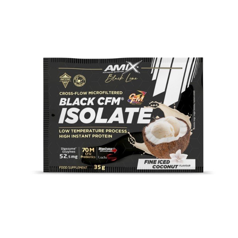 AMIX UNIDOSIS BLACK CFM ISO.35GR. COCO HELADO AMIX UNIDOSIS BLACK CFM ISO.35GR. COCO HELADO