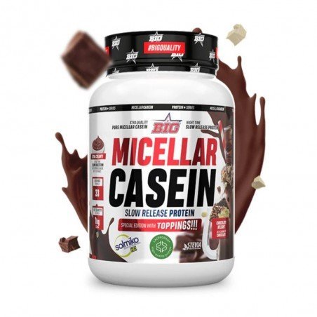 MICELLAR CASEIN CON TOPPINGS CHOCO DELIGHT CON TRIPLE CHOCO 1KG BIG