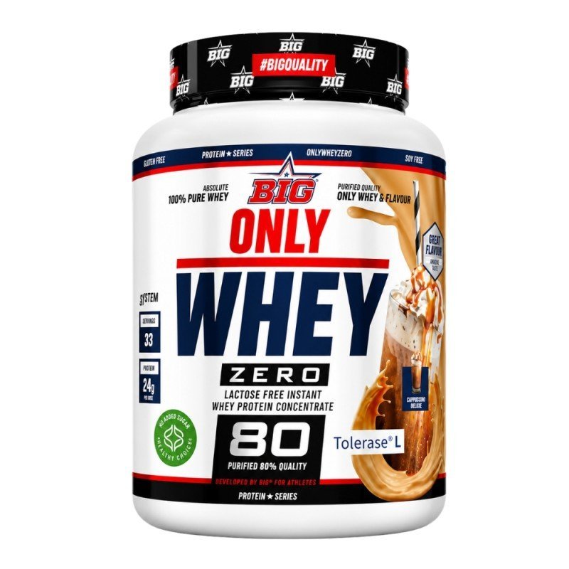 ONLY WHEY ZERO CAPUCCINO & VAINILLA 1KG BIG