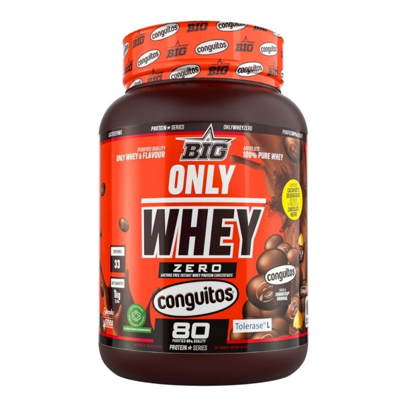 ONLY WHEY ZERO CONGUITOS ORIGINAL 1KG BIG ONLY WHEY ZERO CONGUITOS ORIGINAL 1KG BIG