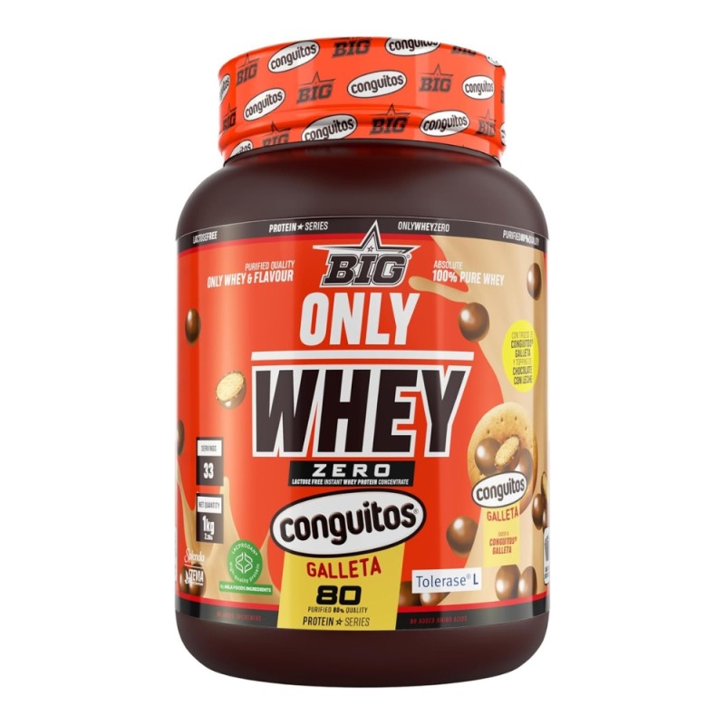 ONLY WHEY ZERO CONGUITOS GALLETA ORIGINAL 1KG BIG ONLY WHEY ZERO CONGUITOS GALLETA ORIGINAL 1KG BIG