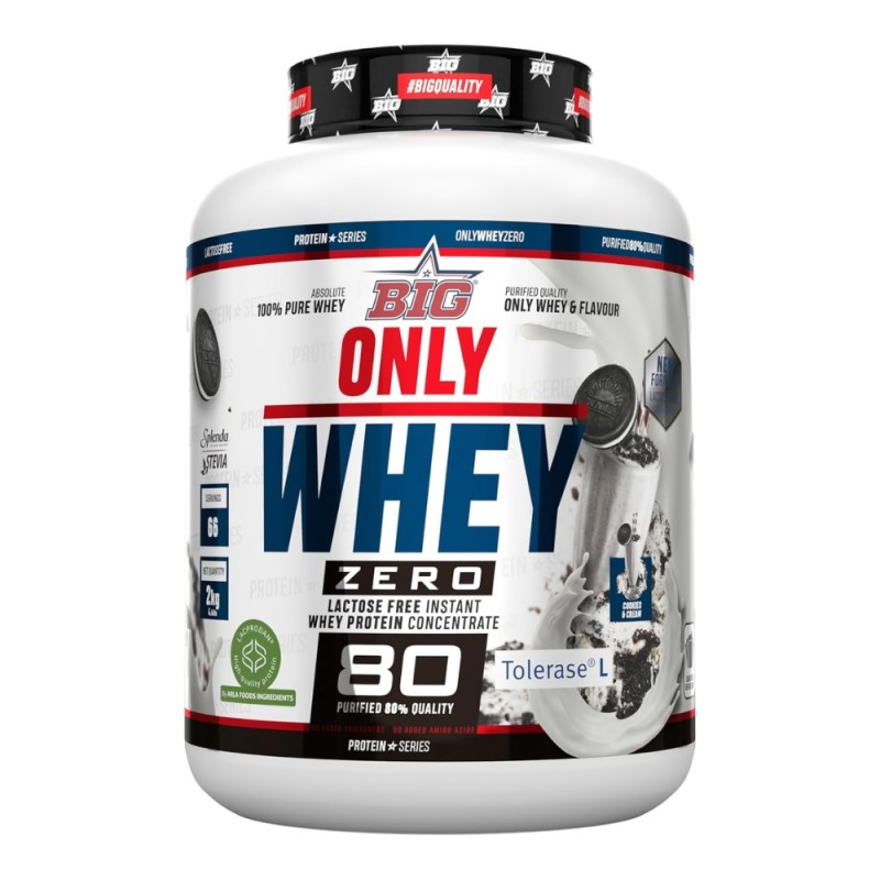 ONLY WHEY ZERO COOKIES AND CREAM 2KG BIG ONLY WHEY ZERO COOKIES AND CREAM 2KG BIG
