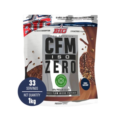 PROTEINA CFM ISO ZERO DOYPACK CHOCO AVELLANA 1KG BIG