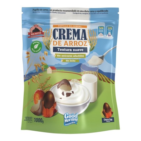 CREMA ARROZ GOOD MORNING HUEVO DE CHOCOLATE 1KG MAX PROTEIN