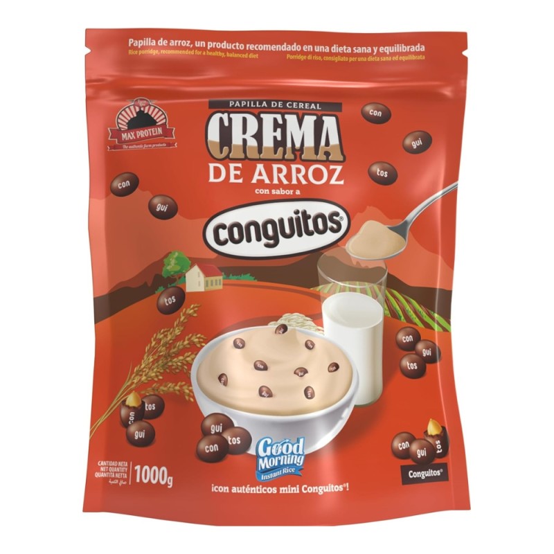 CREMA ARROZ GOOD MORNING CONGUITOS ORIGINAL 1KG MAX PROTEIN