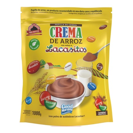 CREMA ARROZ GOOD MORNING LACASITOS 1KG MAX PROTEIN