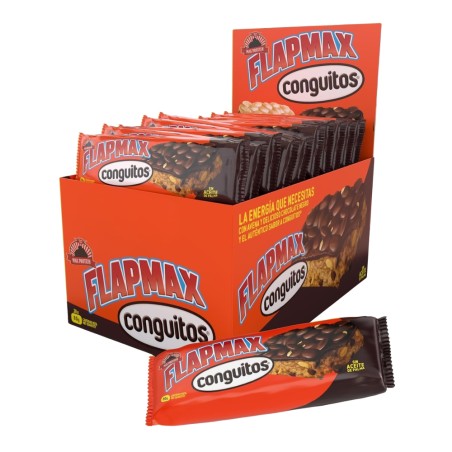 CAJA DE BARRITAS FLAPMAX 20*80G CONGUITOS ORIGINAL MAX PROTEIN