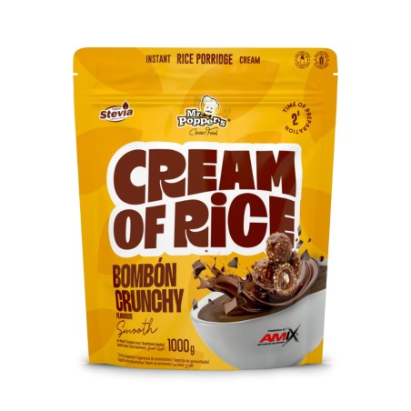 CREMA DE ARROZ BOMBON CRUNCHY 1KG AMIX MR POPPERS