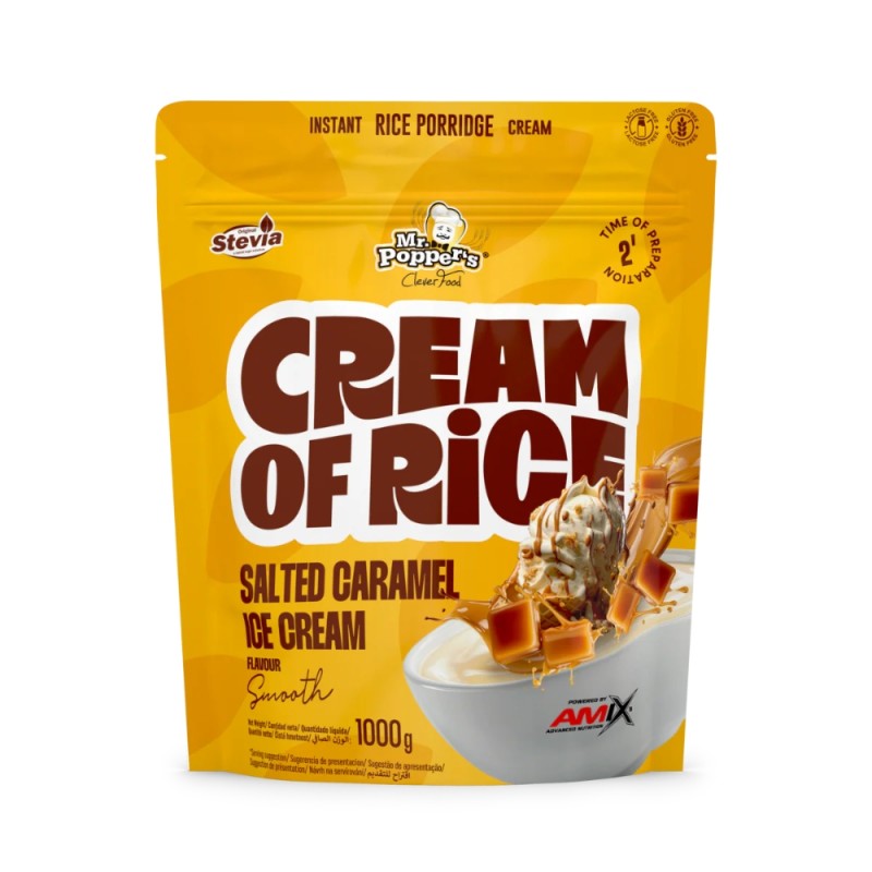 CREMA DE ARROZ CARAMELO SALADO 1KG AMIX MR POPPERS