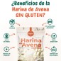 HARINA DE AVENA SIN GLUTEN CHOCOLATE BLANCO 800G TORAFOOD