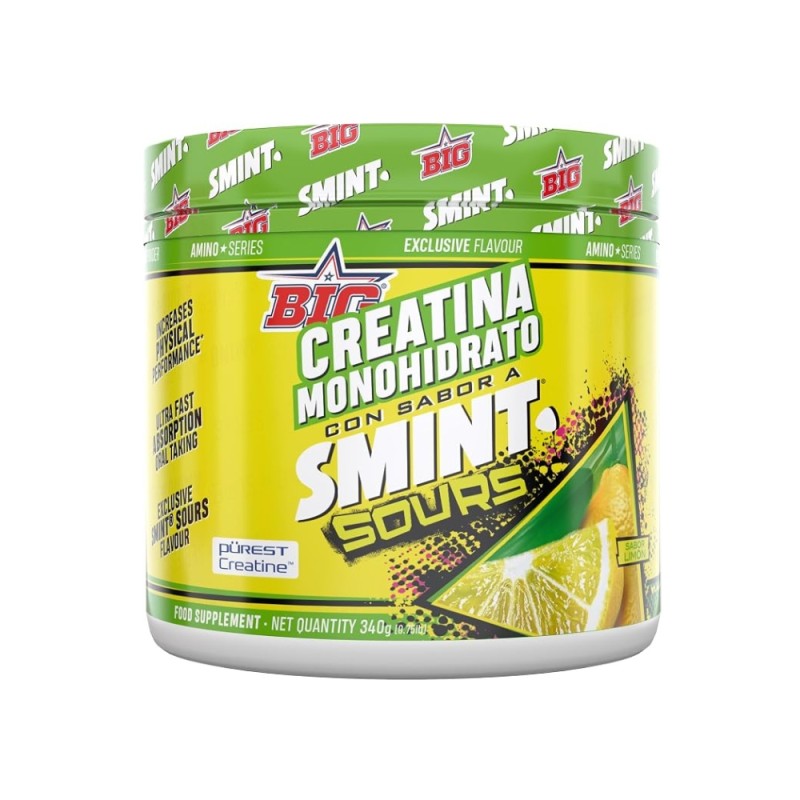 CREABIG CREATINA PUREST SMINT SOURS LIMON 340G BIG CREABIG CREATINA PUREST SMINT SOURS LIMON 340G BIG