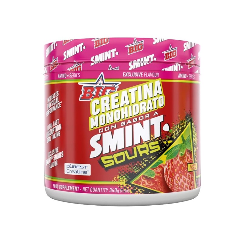 CREABIG CREATINA PUREST SMINT SOURS FRESA 340G BIG