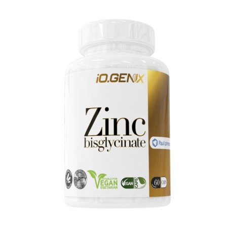ZIN BISGLYCINATE 60 CAPSULAS IOGENIX