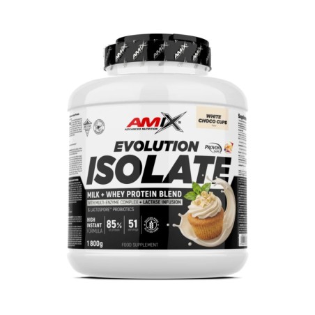 PROTEINA EVOLUTION PROTEIN ISOLATE 1.8KG CHOCOLATE BLANCO AMIX