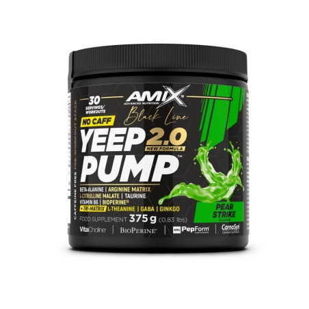 BLACK YEEP PUMP 2.0 NO CAFF 375G PEAR STRIKE AMIX