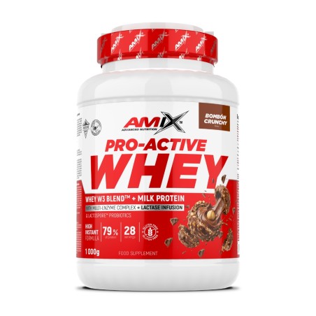 PROTEINA PRO ACTIVE WHEY 1KG BOMBON CRUJIENTE AMIX