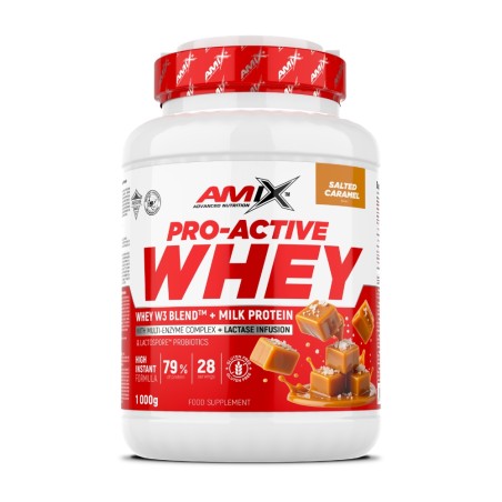 PROTEINA PRO ACTIVE WHEY 1KG CARAMELO SALADO AMIX