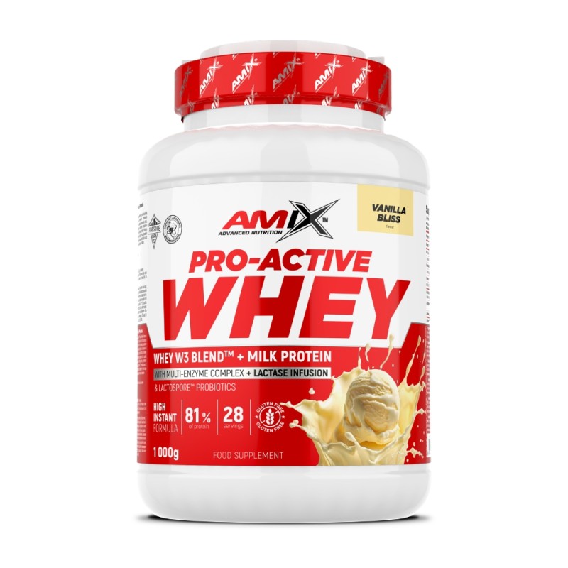 PROTEINA PRO ACTIVE WHEY 1KG VAINILLA AMIX