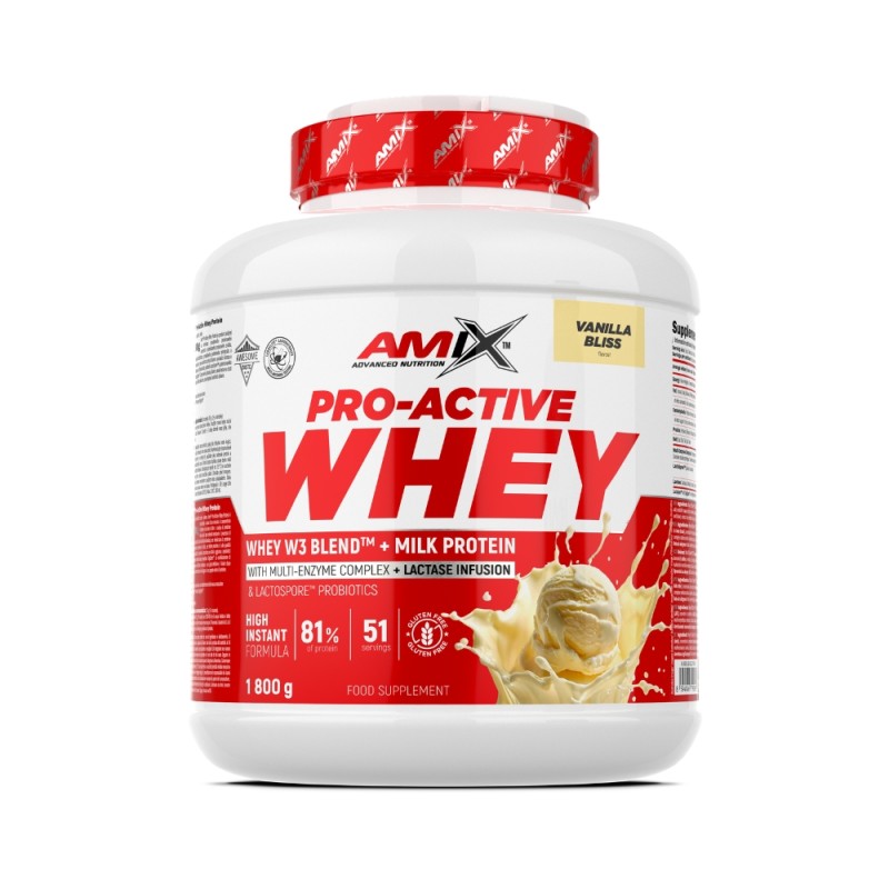 PROTEINA PRO ACTIVE WHEY 1.8KG VAINILLA AMIX PROTEINA PRO ACTIVE WHEY 1.8KG VAINILLA AMIX