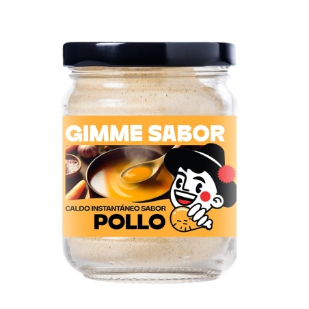 CALDO VEGANO SABOR POLLO ECO 125G GIMME SABOR