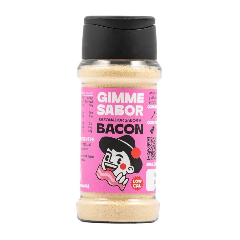 SAZONADOR VEGETAL SABOR BACON 55G GIMME SABOR SAZONADOR VEGETAL SABOR BACON 55G GIMME SABOR