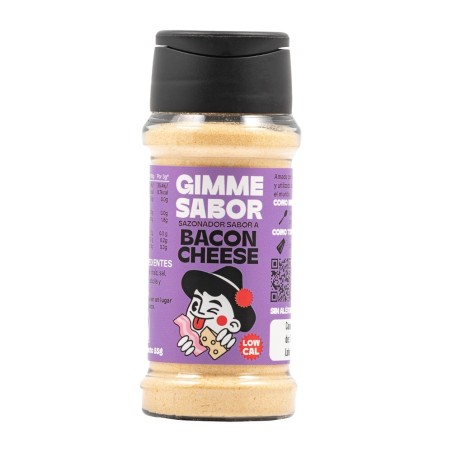 SAZONADOR VEGETAL SABOR BACON CHEESE 55G GIMME SABOR