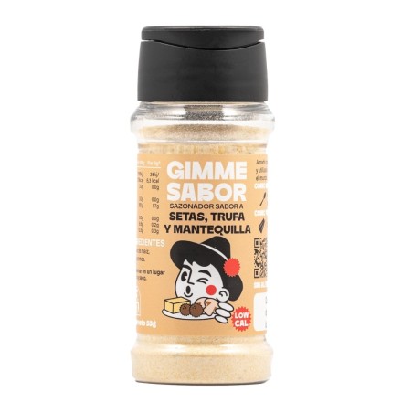 SAZONADOR VEGETAL SABOR SETAS TRUFA MANTEQUILLA 55G GIMME SABOR