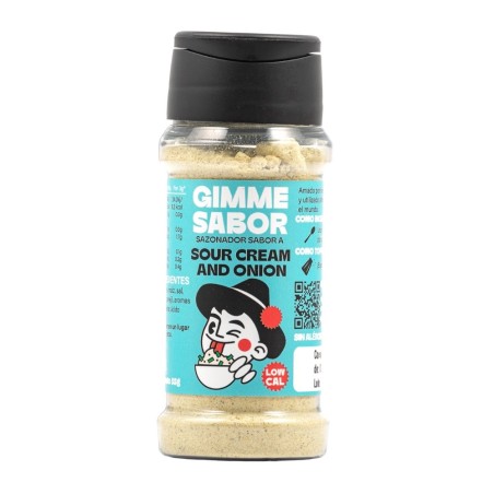 SAZONADOR VEGETAL SABOR SOUR CREAM & ONION 55G GIMME SABOR