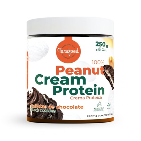 CREMA DE CACAHUETE BLACK COOKIES 250G TORAFOOD