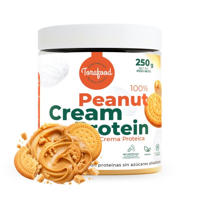 CREMA DE CACAHUETE GALLETA 250G TORAFOOD