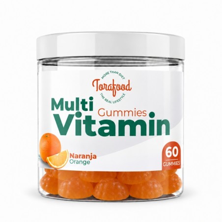 GUMMIES MULTIVITAMIN SABOR NARANJA 60 GOMINOLAS TORAFOOD
