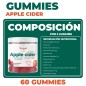 GUMMIES APPLE CIDER SABOR FRAMBUESA 60 GOMINOLAS TORAFOOD GUMMIES APPLE CIDER SABOR FRAMBUESA 60 GOMINOLAS TORAFOOD