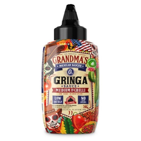 MAX PROTEIN SALSA 290ML GRINGA (MEDIUM CHILLI)