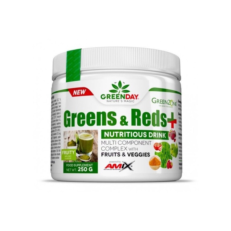 GREENDAY GREENS & REDS + 250GR AMIX