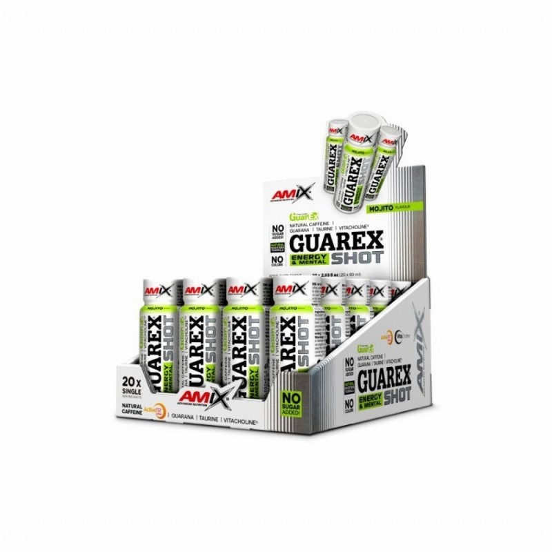 AMIX GUAREX ENERGY & MENTAL SHOT 20X60ML MOJITO